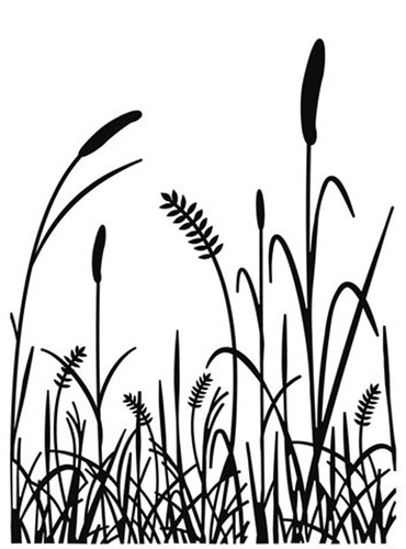 grass darice embossing folder for cardmaking, scrapbooking, etc