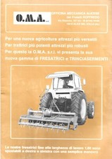 O.M.A. Officina Meccanica Alicese - Alice bel Colle Agricoltura Roffredo ca 1970