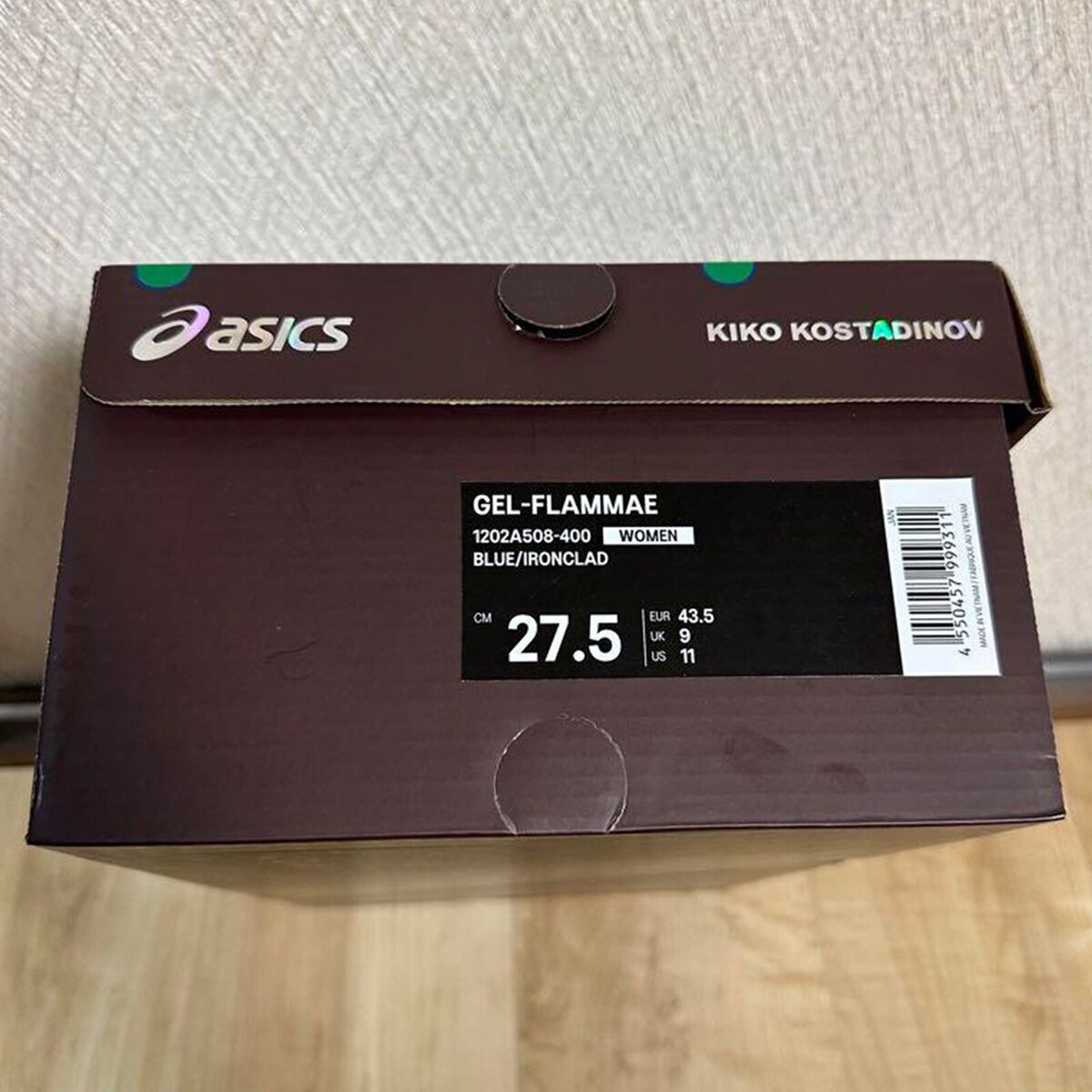 ASICS Kiko Kostadinov GEL-FLAMMAE Blue US11 Women Sneakers ASICS Kiko Kostadinov GEL-FLAMMAE Blue US11 Women Sneakers