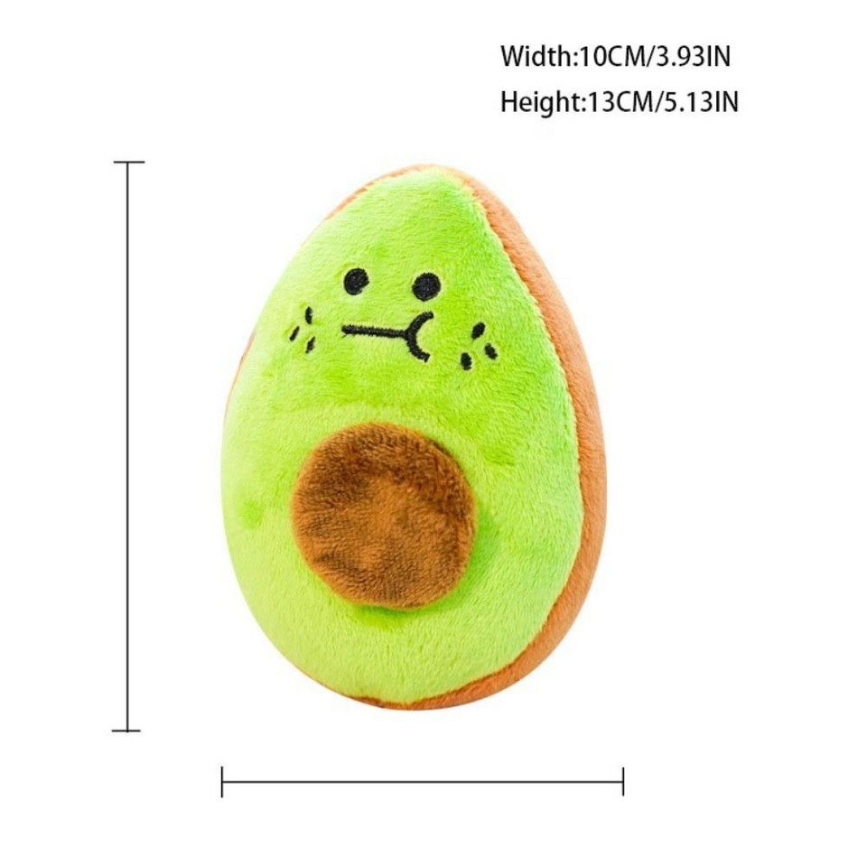 Plush Pet Throwing Toys Avocado Dog Teeth Grinding Toys New Dog Toys eBay