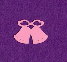 WEDDING BELL small die cuts scrapbook cards