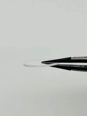 Verre De Montre SUC RS 633 - 22x19,3 Mm, Suisse, NOS (acrylique)
