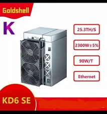 Goldshell KD6 se 25.3T/H 2300W USA SELLER Ships from UTAH