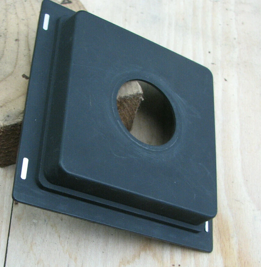 original Toyo field 5x4 45A 15mm recessed copal 0 34.7 lens board 110mm square - Image 3 of 3