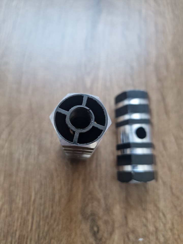 Bike Rifle Hexagonal Axle Pedal Aluminiferous Metal Foot Stand Stunt