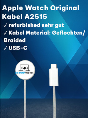   Apple Watch Magnetic Fast Charger USB-C Kabel A2515   Geflochten