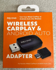 Rexing - CPW-42 Wireless - Apple CarPlay Android Auto Adapter