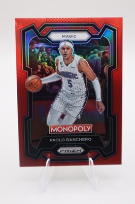 2023-24 Panini Prizm Monopoly Basketball Paolo Banchero Red /99 #64