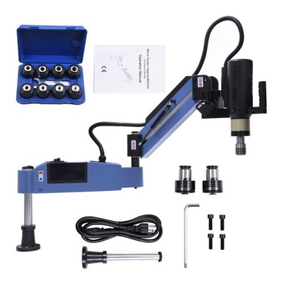 New M4-M24 Universal Electric Tapping Machine 360° Flexible Arm With Collets USA