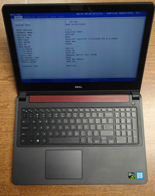 動作品/DELL 7559/i7-6700HQ/GTX960M/RAM8GB Dell Inspiron 7559 i7-6700HQ 2.60 GTX 960M 8GB RAM 500GB SSD NO OS