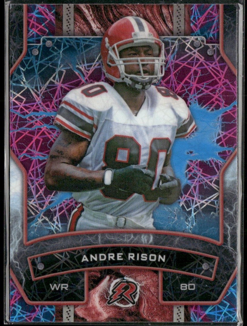 Andre Rison 2024 Topps Resurgence #2 Sky Blue & Pink Shock Atlanta Falcons