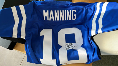 Mitchell & Ness Legacy Peyton Manning #18 Trikot 44 (L) Signature, Fanatics  