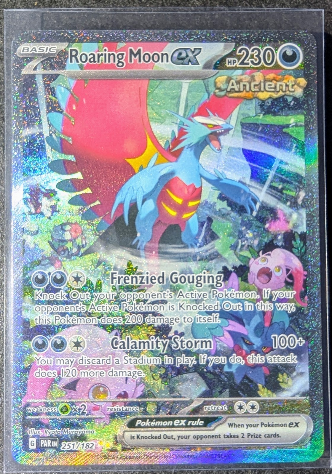 Roaring Moon ex 2023 Scarlet & Violet: Paradox Rift #251/182