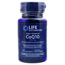 Life Extension Super Ubiquinol CoQ10 200mg with Enhanced Mitochondrial Support
