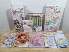 Wilton Dessert & Cake Decorating Tool Supplies Lot Of 9 Assorted