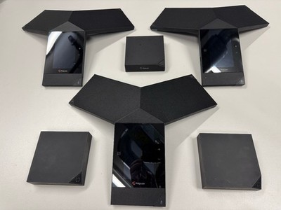 3 x Polycom Trio 8800 SIP Konferenztelefon + RealPresence Trio Visual+ Video Box