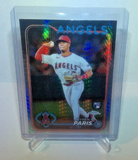 2024 Topps Chrome #151 Kyren Paris RC Prism Refractor Angels