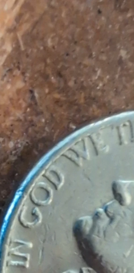 1980 D Nickle Error Coin, Filled Mint, Missaligned, Die Cud - Image 4 of 4