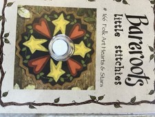 Folk Art Wool Candle Mat Pattern/Penny rug Patterns