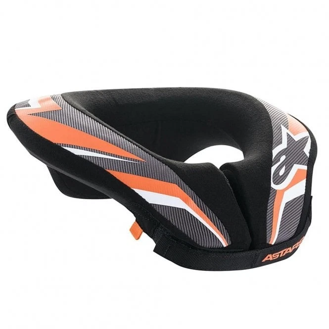 Collarin Alpinestars Sequence Niño Negro Naranja (