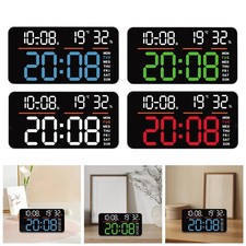 Digital Alarm Clock Electronic Clock Large Display 12/24H Alarm Clocks for Shop