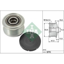 INA 535 0304 10 Generatorfreilauf für CITROEN PEUGEOT OPEL DS TOYOTA FIAT 308