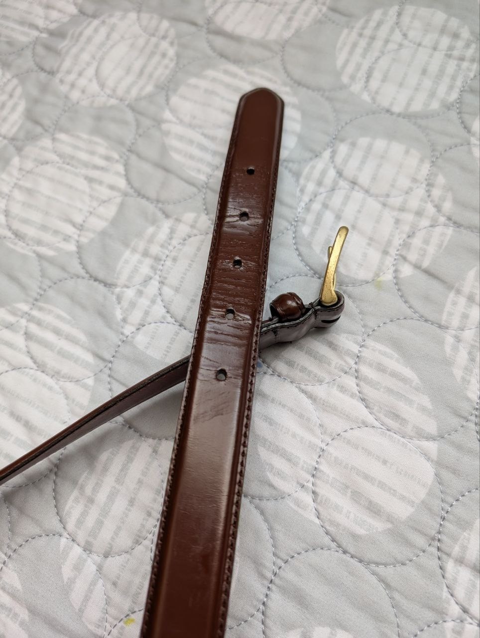 Vintage  Coach Women`s Leather Brown Belt Size 38 thumbnail 12
