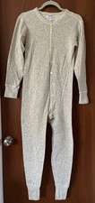 Vintage 70  s DOUFOLD Thermal Long Johns Underwear Size 38 Soft Gray