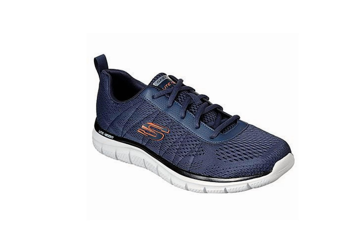 Skechers Men's Track Moulton Lightweight Memory Foam Trainer Sneakers 