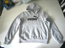PUMA Unisex size L Cute GRAY HOODED Sweatshirt