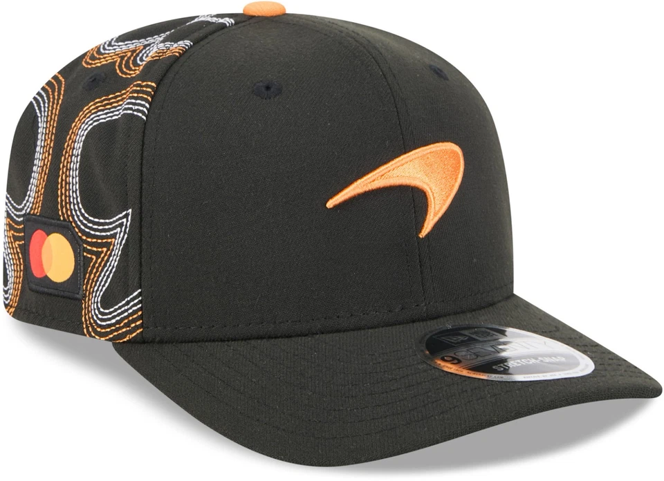 McLaren F1 New Era 9Seventy Austin GP Course Casquette Snapback Étirée Spéciale - Photo 3/4
