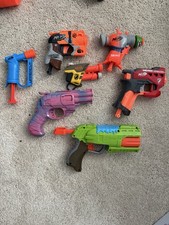 Nerf Gun Lot Mix Assortment Lot Of 7