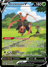 Kricketune V TG12/TG30 Holo V Rare Silver Tempest Trainer Gallery Pokemon NM on eBay