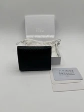 Margiela Maison Margiela Tri-fold Wallet Black Fashion Accessories Outlet