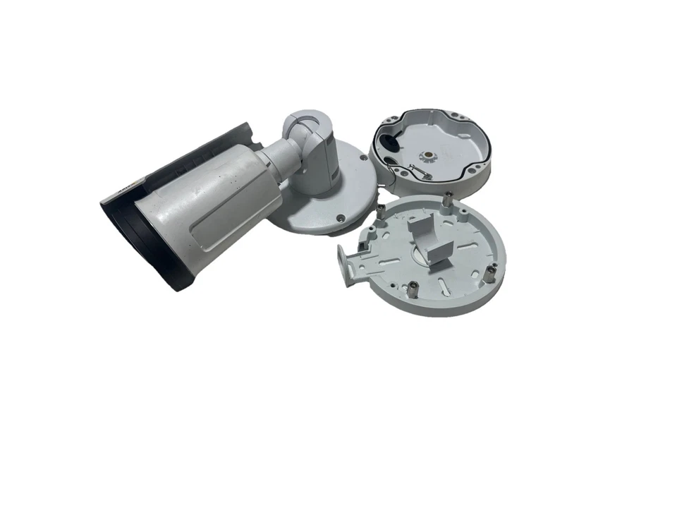 Used Axis P1447-LE 5MP Bullet Security Outdoor Camera - White With Mount - Image 2 of 4