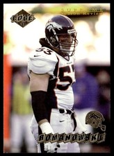 1998 Collector's Edge Supreme Season Review Bill Romanowski Denver Broncos #52