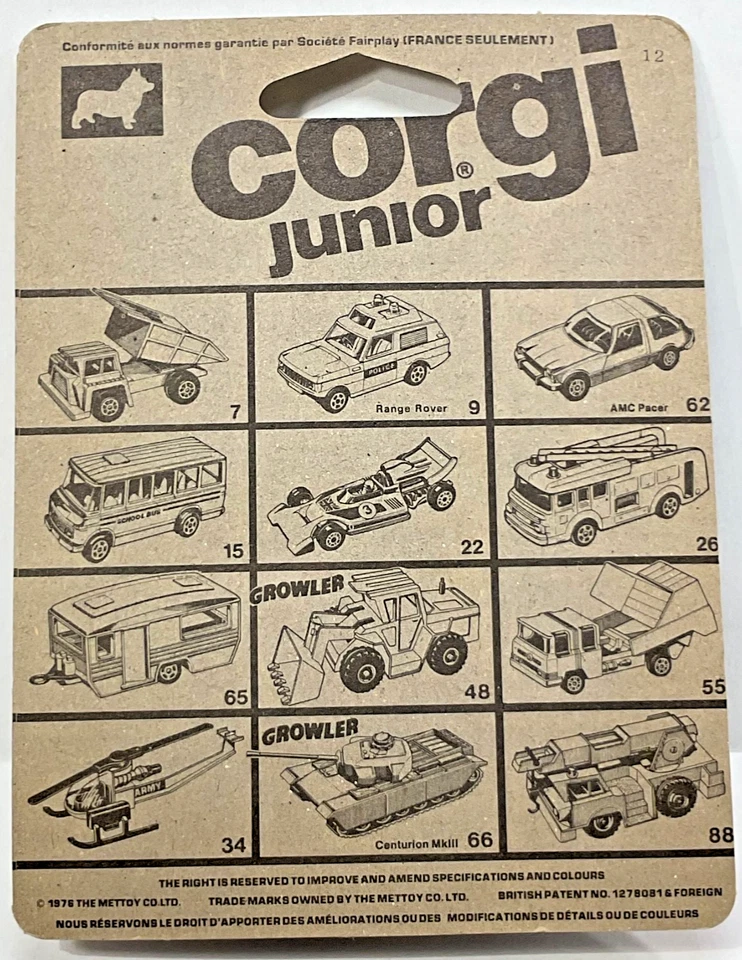 1976 CORGI JUNIOR BATMOBILE 1:64 ON CARD BATMAN & ROBIN - Image 3 of 3