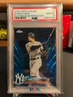 2018 Topps Chrome - Aaron Judge #1 Blue Refractor /150 PSA 10