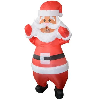 Aufblasbares Weihnachtsmann Kostüm Festlich Feierlich Mehrzweck