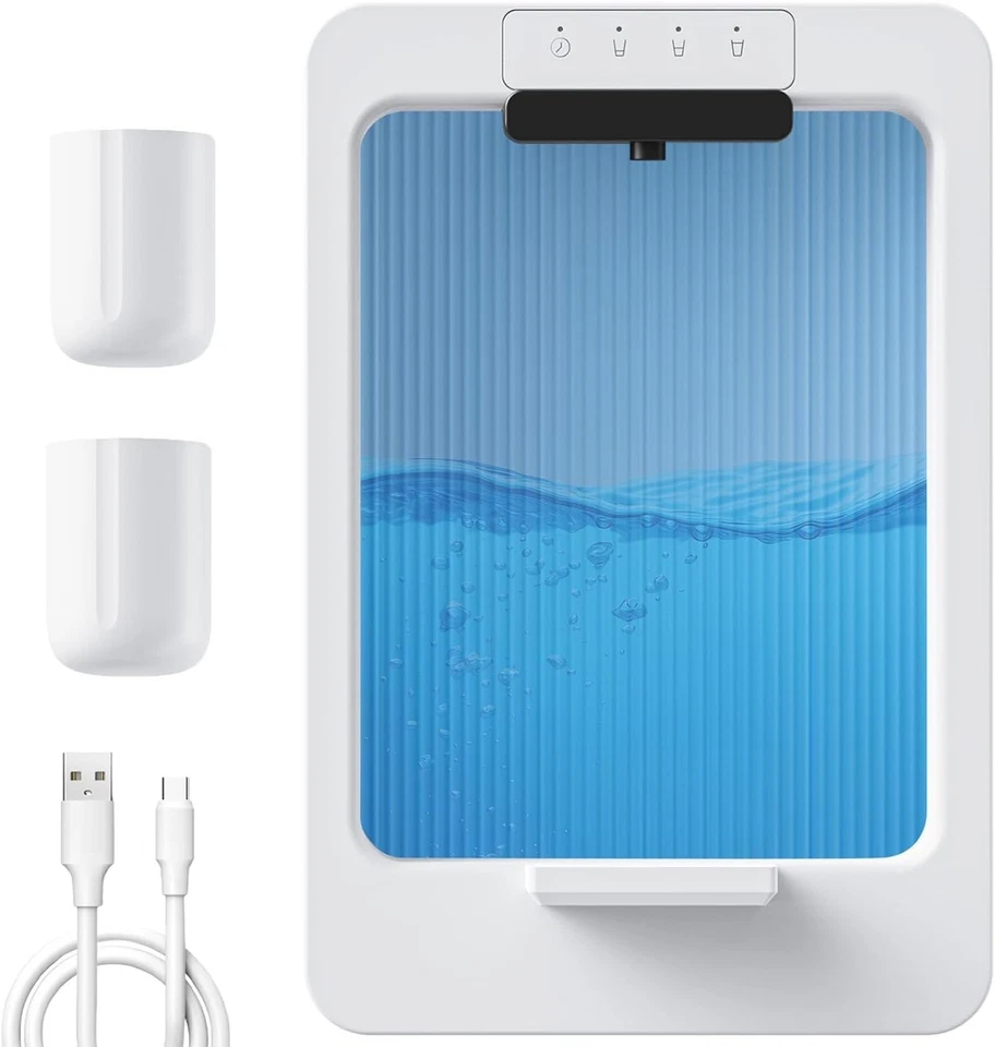 Dispensador automático de enjuague bucal 500 ml - Dispositivo de baño inteligente eléctrico sin contacto Foto 2 de 4