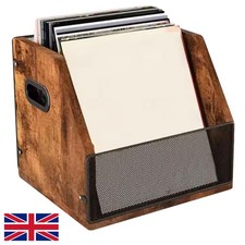 Vinyl Record Storage Holder Sturdy Record Crate for Albums files Magazines V
