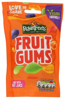 Nestle Candy Fruit Gums Pouch 5.3 OZ Pack Of 10