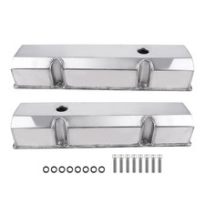 Fabricated Aluminum Valve Covers With Bolts For Small Block Chevy 283 305 327 Fabricated Aluminum Valve Covers With Bolts For Small Block Chevy 283 305 327