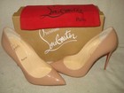100% AUTH NEW WOMEN LOUBOUTIN PIGALLE FOLLIES NUDE 100 PATENT PUMPS/HEELS US 9 — photo 6