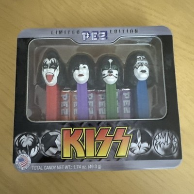 Kiss PEZ Limited Edition 4pc Set in Collectors Tin New In Box