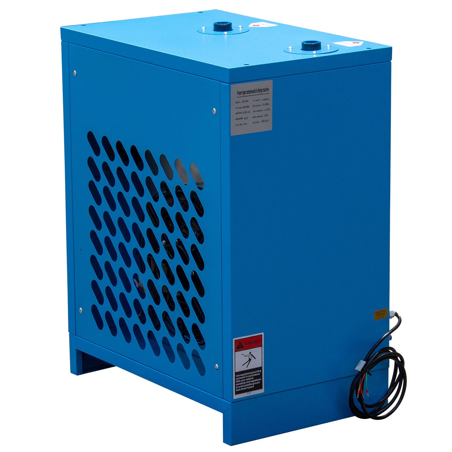 Heavy Duty Refrigerated Air Dryer 105 CFM 220V For 30HP Rotary Screw Compressor