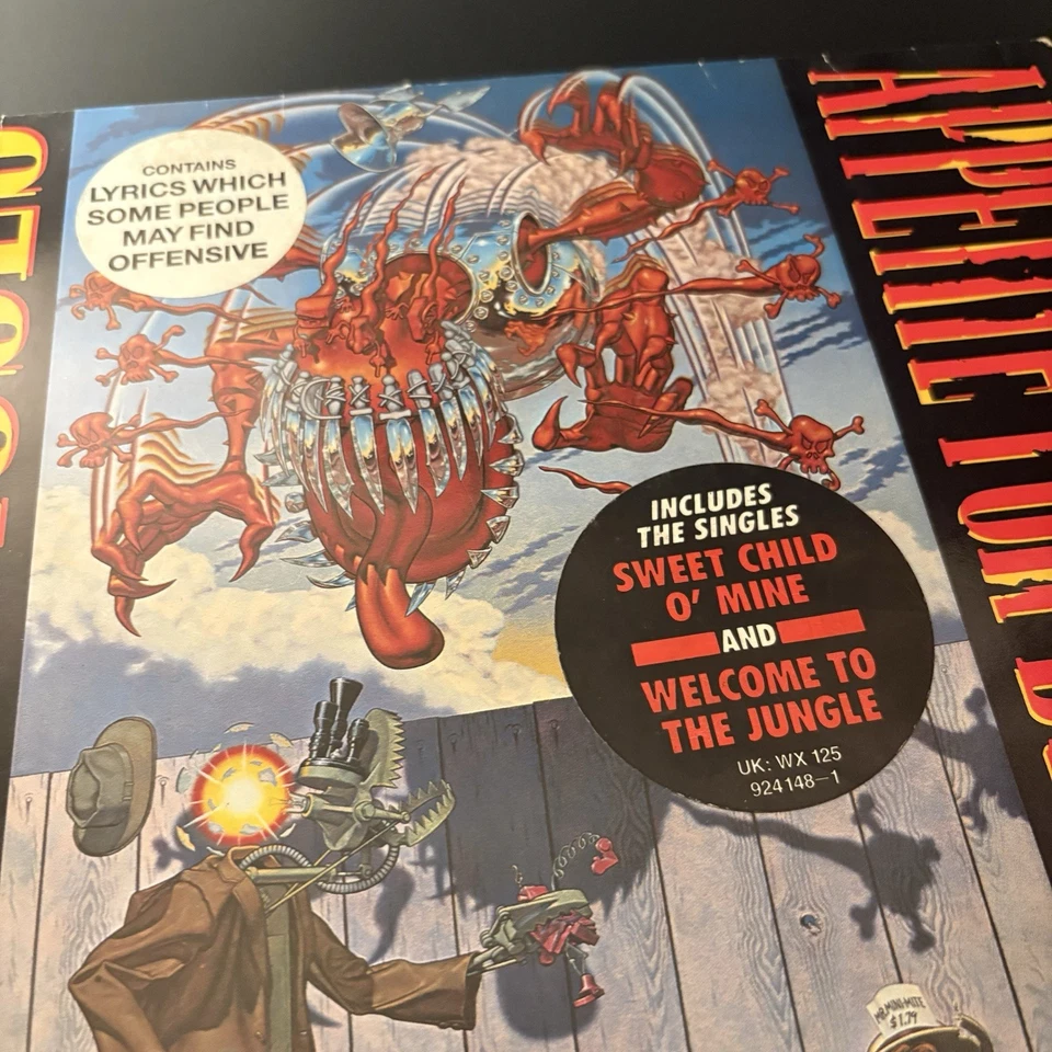 Guns N Roses Appetite for Destruction Vinyl LP First UK Press With Hype Stickers - Image 2 of 4