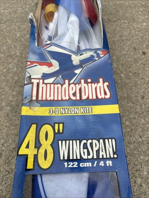 X-Kites WindNSun Skygiant Thunderbirds 48  Wingspan  Jet Plane  Nylon Kite