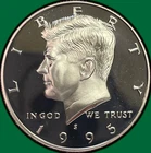 1995-S Silver Proof Kennedy Half Dollar Proof PF Coin #42103