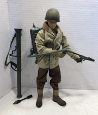 U.S. Army Soldier WWII BATTLE OF THE BULGE , Blue Box BBI 1/6 scale Figure , 12”